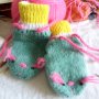 Ръчно плетени чорапки, снимка 1 - Бебешки чорапи - 41758073