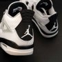 Нови Оригинални Обувки Nike Air Jordan Retro 4 Military White Black Бели Маратонки Кецове Размер 42 , снимка 5