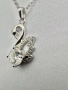 Сребърно колие с мойсанит (Диамант) 1 карат, снимка 9