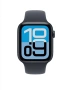 Apple Watch SE (2025), GPS, Корпус Midnight Aluminium 40mm, Midnight Sport Band - M/L, снимка 1