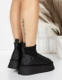 Равни боти - черни - 8733 , снимка 2