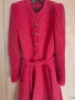 Дамско палто в малинен цвят, снимка 1