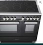 Полупрофесионална електрическа стъклокерамична готварска печка Kenwood CK418SL 90 см Размери 900 x 9, снимка 3