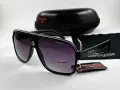 Слънчеви очила Carrera Aviator нови, черни и червени, UV400 защита, снимка 2