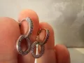 Pandora - сребърни обеци S 925, снимка 2