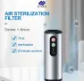 360°UV Лъчи Преносим Озонатор UV Лампа Антибактериална Лампа Антивирусна Лампа Дезинфекция Автомобил, снимка 16