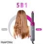 5 в 1 Мултифункционален сешоар, преса и маша за коса Hot Air Styler, снимка 12