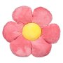 Декоративна възглавница цвете, Розова, 36x36x8см, снимка 3