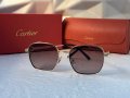 Cartier 2023 дамски слънчеви очила 4 цвята квадратни , снимка 9