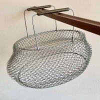 Метална плетена сгъваема кошница, снимка 3 - Други стоки за дома - 41631090