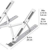 Нова универсална поставка подвижна стойка за лаптоп Amazon Basics, снимка 5 - Друга електроника - 41461969