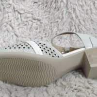 Обувки с каишка, на ток, код 681/ББ1/40, снимка 6 - Дамски обувки на ток - 41488319