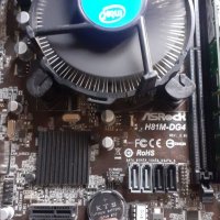 asrock H81. DG4. Мини ATX.20см.на 20см, снимка 1 - Дънни платки - 39242816