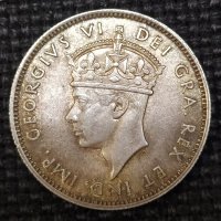 Сребърна монета 9 Пиастера 1940 г. Кипър, снимка 1 - Нумизматика и бонистика - 35912728