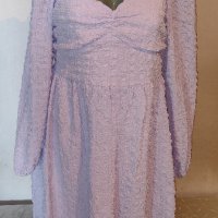 Елегантна лилава рокля р-р ХЛ, нова, с етикет, снимка 2 - Рокли - 41566574