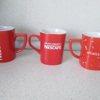 Порцеланови чаши Нескафе / Nescafé - 3 дизайна., снимка 2 - Чаши - 29521276
