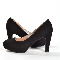 🆕 Черни обувки на платформа/ №41, снимка 2 - Дамски елегантни обувки - 34717653