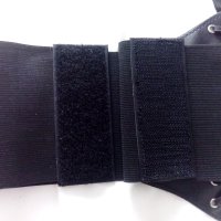 Широк колан-корсет за талия от еко кожа в черен цвят, снимка 10 - Корсети, бюстиета, топове - 41488421