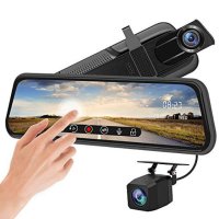 Огледало за автомобил с 2 камери – видеорегистратор и камера за задно виждане, снимка 6 - Аксесоари и консумативи - 41085181