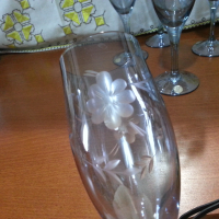 Ретро стъклени чаши цветно стъкло , снимка 6 - Антикварни и старинни предмети - 44810483