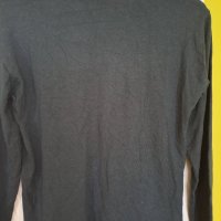 Дамска черна блуза по къса с дълъг ръкав, снимка 4 - Блузи с дълъг ръкав и пуловери - 41901667