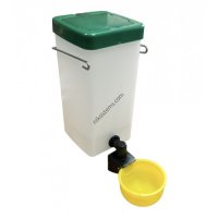 Автоматична Поилка за Птици - комплект поилка и съд - 1 литър, жълта - Арт. №: 320080 , снимка 6 - За птици - 41061000
