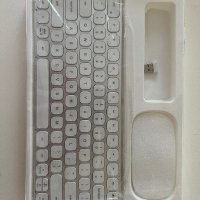 Bluetooth безжична метална клавиатура - супер тънка, снимка 1 - Клавиатури и мишки - 44198414