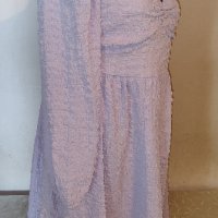 Елегантна лилава рокля р-р ХЛ, нова, с етикет, снимка 3 - Рокли - 41566574