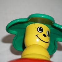 Vintage Рядка LEGO Музикална играчка ябълка Primo Duplo Musical Apple Toy 2973 Roly Poly, снимка 9 - Колекции - 44225955