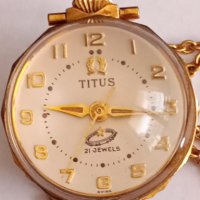 Швейцарски часовник Titus автоматик, снимка 1 - Дамски - 43152083