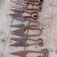 Стари ножици за вълна, снимка 1 - Антикварни и старинни предмети - 35767260