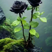 ЧЕРНА РОЗА, Рядък сорт семена на роза, ” Black Night ”, снимка 4 - Сортови семена и луковици - 29278138