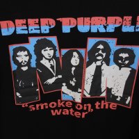 Тениска Deep Purple Smoke on the water (M) , снимка 2 - Тениски - 34351277
