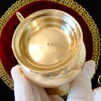 Бронзова чаша,халба Британска Индия,маркирана. , снимка 5 - Антикварни и старинни предмети - 41693297