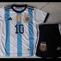 МЕСИ ❤⚽️ три звезди Аржентина ❤⚽️ детско юношески футболни екипи , снимка 2 - Футбол - 39370558