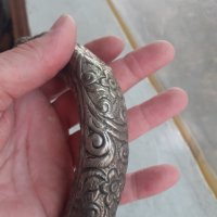 Стара метална фигурална дръжка от бастун, снимка 7 - Антикварни и старинни предмети - 42168404
