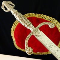 Италиански ятаган,сабя,конници,маркировка. , снимка 7 - Антикварни и старинни предмети - 41447689