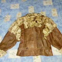 Българско палто от естествена кожа и бяла лисица, снимка 4 - Палта, манта - 38732944