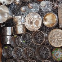 Лот от сребърни кутийки и др. артикули/сребро 800-925/, снимка 6 - Антикварни и старинни предмети - 41488092