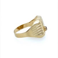 Златен мъжки пръстен 2,20гр. размер:61 14кр. проба:585 модел:22336-1, снимка 3 - Пръстени - 44376097