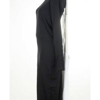Черна вталена поло рокля с гол гръб марка Dursi - L/XL, снимка 3 - Рокли - 42191207