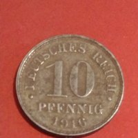 Четири монети 10 DEUTCHES REICH PFENNIG различни години за КОЛЕКЦИЯ 31529, снимка 6 - Нумизматика и бонистика - 44287870