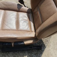 Предна лява шофьорска седалка за бмв е36 естествена кожа  с подгрев bmw e36 driver seat beige p8sn, снимка 6 - Части - 42020283
