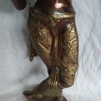 метална статуетка, снимка 3 - Антикварни и старинни предмети - 33889870