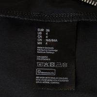 S/M Divided by H&M черна лачена/винил рокля с дълбоко деколте и цип отпред, снимка 12 - Рокли - 42588968