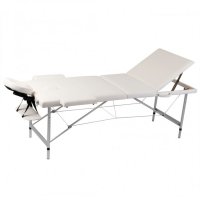 Алуминиева масажна кушетка с 3 зони, алуминиева рамка, снимка 1 - Кушетки - 41104606