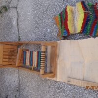 Ретро играчка - дървен детски тъкачен стан., снимка 8 - Антикварни и старинни предмети - 34202517