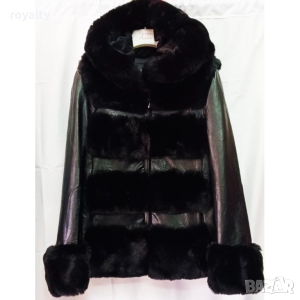 Дамско кожено яке S размер, снимка 1