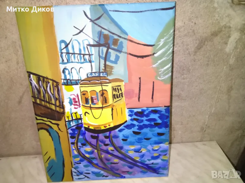 Картина пейзаж акрилни бои СДП 22-30х40см, снимка 1