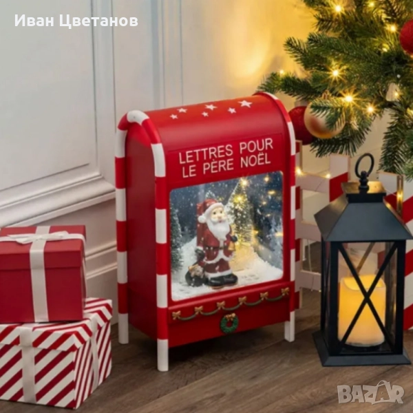 LED пощенска кутия за писма до Дядо Коледа, снимка 1